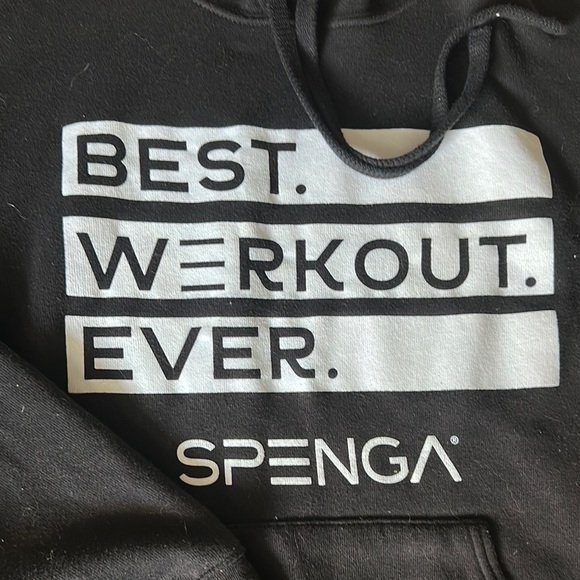 Black Hoodie Sweatshirt - Picture 2 of 5